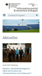 Mobile Screenshot of erneuerbare-energien.de